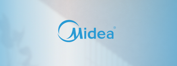 Logo de la marca Midea